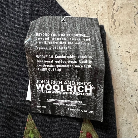 Vintage NWT Woolrich Winter Vest Size Medium - Picture 5 of 7